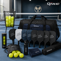Paquete Completo de Equipamiento para Club de Pickleball con Palas Personalizadas, Pelotas, Red, Carrito para Pelotas, Bolsas, Fabricante OEM ODM