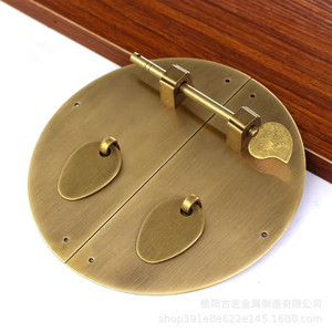Poignée ronde en laiton de style antique pour tiroir, armoire, porte, matériel de quincaillerie E-61 - Product Image 3