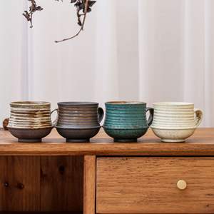 Taza <span class=keywords><strong>de</strong></span> Cerámica Retro y Taza <span class=keywords><strong>de</strong></span> Café con Logotipo Personalizado, Origen China - Product Image 3