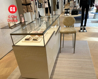 Rak Display Sepatu Toko Ritel, Dekorasi Interior Display Sepatu, Desain Meja Sepatu Custom untuk Perlengkapan Toko