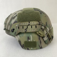 Casque de camouflage Mich CP MICH 2000 en matériau PE Aramid IIIA GA2 MC avec protection auditive et suspension Wendy – Équipement d'extérieur