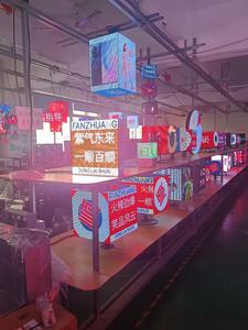 จอแสดงผล LED รูปทรงลูกบาศก์สำหรับโฆษณาในร่ม ความละเอียด P2 HD สำหรับวางบนเคาน์เตอร์ เหมาะสำหรับร้านค้าปลีก สำนักงาน และตกแต่งโต๊ะทำงาน - Product Image 6