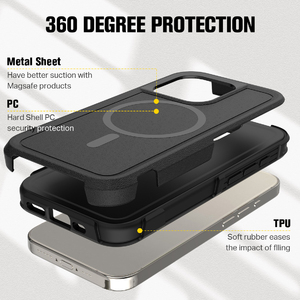 Điện thoại mới case14 15 16 Pro Max sốc hấp thụ từ trường hợp - Product Image 4