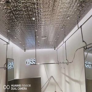 Panneaux muraux décoratifs en acier inoxydable série 304, effet vague d'eau martelé, couleur 8K, pour pliage, découpe et soudage - Product Image 3