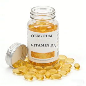 Suplemen Diet Vitamin D3 OEM/ODM untuk Kesehatan Jantung, Tulang, dan Seluler, Mendukung Penyerapan Lebih Baik, 60 Kapsul untuk Dewasa - Product Image 3