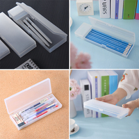 Trousse à crayons transparente pour l'école de sécurité Non toxique