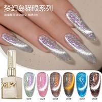 XEIJAYI Nouvelle Série Populaire Flash Neverland – Vernis à Ongles Gel Liquide Polarisé Effet Œil de Chat Argenté Longue Durée pour Nail Art