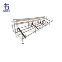 Machine d'extrusion automatique à double tube pour tuyaux de drainage en plastique