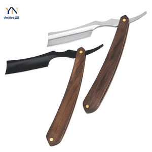 <span class=keywords><strong>Kit</strong></span> de démarrage complet pour débutants pour affûter les rasoirs turcs droits en acier inoxydable, avec manche en bois, pour hommes - Product Image 1