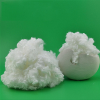 Fabricant prix matière première en gros vierge recyclé creux polyester remplissage fibre discontinue