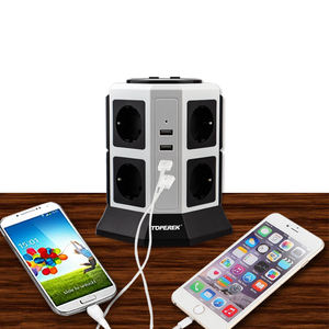 Interruttori e Prese Elettriche Standard Europeo <span class=keywords><strong>2022</strong></span>, Presa Intelligente a Torre Verticale - Product Image 5