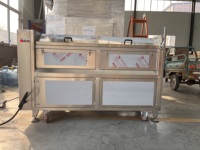Industriële Borstelroller Pelmachine Efficiënte Plantaardige Wortelaardappelschilmachine Fruit & Groente Schilmachine