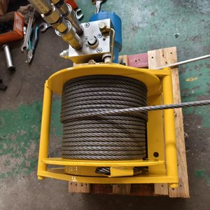 1/2/3/4 טון פלדה יומה הידראולי עם חבל פלדה 20 מ 'גובה הרמה עבור כלי דיג טרובלים - Product Image 3