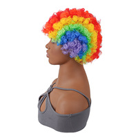 Perruque synthétique Miareo Afro Wave légère en fibre, volume complet, pour femme, idéale pour les fêtes, ajustement sécurisé, personnalisable par le fabricant