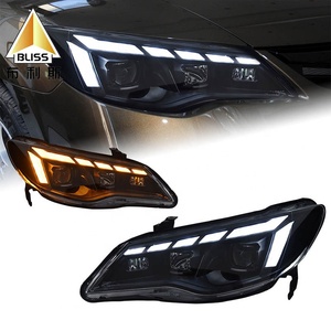 Kit di Retrofit Fari <span class=keywords><strong>Auto</strong></span> TQD10 con Luci Diurne e Effetto Occhio Arrabbiato per Honda Ciimo Civic FD2 2012-2015 - Product Image 3