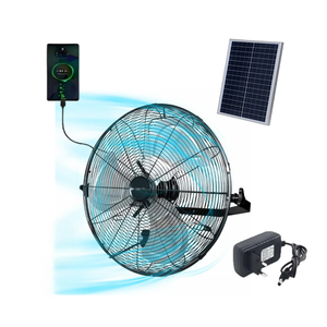 18 ''nhiều phương pháp điều khiển mà không cần pin DC tường <span class=keywords><strong>fan</strong></span> hâm mộ ngoài trời kim loại cơ thể không dao động năng lượng mặt trời treo tường <span class=keywords><strong>fan</strong></span> hâm mộ HJ-18DWM - Product Image 2