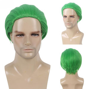Commerce extérieur Noël transfrontalier Drôle Cos <span class=keywords><strong>Perruque</strong></span> Vert Suicide Squad Clown <span class=keywords><strong>Joker</strong></span> Européen et Américain Mâle Anime <span class=keywords><strong>Perruque</strong></span> - Product Image 3
