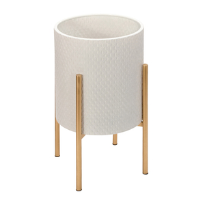 Vasi Decorativi Moderni con Supporto in Metallo, Fioriere da Interno per Soggiorno, Ingresso e Corridoio - Product Image 2