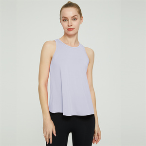 Chaleco Deportivo Ligero y Cómodo para Mujer, para Gimnasio, Fitness, Yoga, Entrenamiento, Culturismo, con Logotipo Personalizado, <span class=keywords><strong>Camiseta</strong></span> sin Mangas para Mujer - Product Image 3