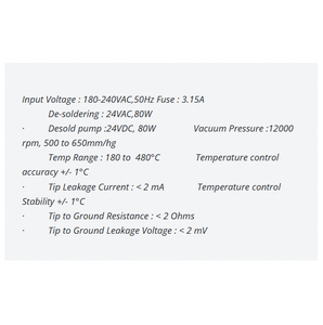 Estación de Desoldadura Digital PTH de Alta Precisión con Temperatura Ajustable, Diseño Duradero y Rendimiento Confiable - Product Image 2