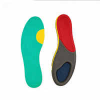Semelles orthopédiques EVA avec soutien de la voûte plantaire, inserts de chaussures de sport absorbant les chocs, couleur personnalisée, semelles de correction pour pieds plats