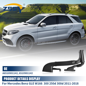 Manguera de conducto de entrada de tubo de entrada de aire para <span class=keywords><strong>Mercedes</strong></span> Benz ML 250 <span class=keywords><strong>GLE</strong></span> <span class=keywords><strong>300d</strong></span> 6510901142 M166 W166 - Product Image 5