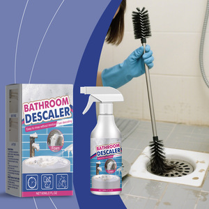 Décalcaissant pour salle de bain OEM, nettoyant puissant pour taches d'eau et traces de savon, nettoyant pour <span class=keywords><strong>carrelage</strong></span> et verre, étiquette personnalisée. OEM - Product Image 2