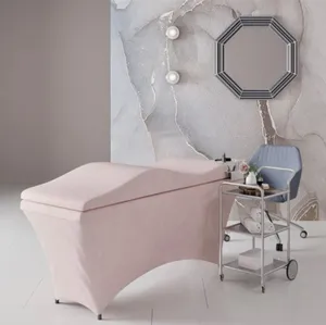 Tempat tidur wajah Salon Spa meja pijat kecantikan desain baru Modern penjualan laris tempat tidur bulu mata melengkung