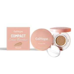Eelhope compatto cuscino d'aria fondotinta naturale leggero correttore umidità facile rimozione resistente trucco Base non falso bianco - Product Image 1