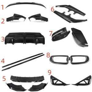 Kit carrosserie en fibre de carbone sèche, diffuseur arrière, jupes latérales, lèvre avant, calandre, spoiler, couvre-miroir pour <span class=keywords><strong>BMW</strong></span> Série 2 G42 <span class=keywords><strong>M240</strong></span> 2023+ - Product Image 1