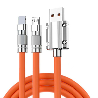 Câble de données 6A 120W PD USB vers Type C, câble de charge rapide, chargeur de téléphone portable, fabricant de câbles de charge