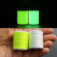 Leuchtende 150D Fliegen binde fäden Hochfeste Floss Line Glow Fly Binde material für Streamer Bass Pike Salzwasser-Angel fliegen