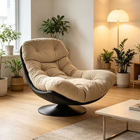 Chaise longue convertible moderne et réglable, écologique, rotation à 360 degrés, confortable, en cuir doux et agréable pour la peau, pour la chambre à coucher