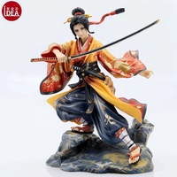 Collection de figurines d'anime en PVC OEM Décoration de bureau Poupée samouraï en résine Cadeau d'anniversaire pour les fans d'anime
