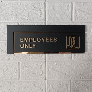 Kexian Panneaux de toilettes personnalisés sans quantité minimale de commande Panneaux de toilettes en métal acrylique Panneaux de toilettes pour hommes et femmes WC <span class=keywords><strong>Autocollant</strong></span> de signalisation de salle de bain - Product Image 5