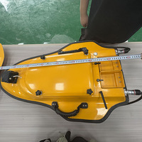 Bateau de cartographie autonome en fibre de verre sur mesure, coque légère à faible encoche, longueur 1,2m-5m, OEM