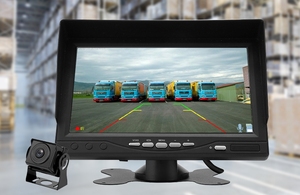 1080p Hd Carretilla elevadora inalámbrica Vista trasera Cámara impermeable Ip69k con <span class=keywords><strong>Monitor</strong></span> Cámara magnética para carretilla elevadora Ayuda de marcha atrás - Product Image 2