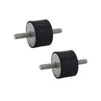 Isolateur de vibrations personnalisé en caoutchouc et silicone Bloc silencieux en caoutchouc moulé noir Coussinets à douille en caoutchouc pour pare-chocs