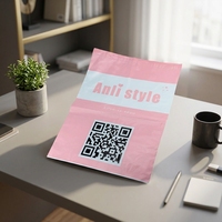 Sacs en plastique refermables, imprimés personnalisés, poly, pour la livraison, noir, unités