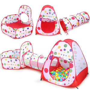 Pop Up Pit Palla Bambino Tenda 3 in 1 Tunnel Piscina Non Richiede Montaggio per Bambini Indoor Outdoor Tenda del Gioco casa - Product Image 3