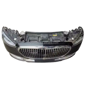 High-quality suitable for Mercedes-Benz S-Class accessories LED headlights and new plastic front bumper with clips exterior <b>car</b> - Product Image 3