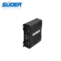 Pour Suoer CT-300.4D-U amplificateur de puissance audio de voiture à 4 canaux 300 Watts gamme complète classe D avec croisements