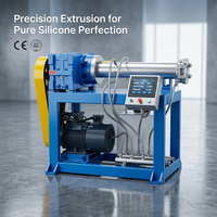 Machine d'extrusion de caoutchouc silicone de qualité médicale, ligne d'extrusion de tubes à haute efficacité, équipement de production de bandes LED