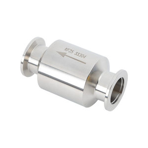 Vanne de retenue unidirectionnelle rapide en acier inoxydable SS304 KF25/<span class=keywords><strong>40</strong></span>/50/16 avec joints d'étanchéité - Product Image 1