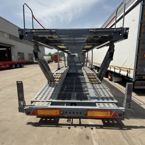 Semirremolque <span class=keywords><strong>Portacoches</strong></span> de Doble Plataforma de <span class=keywords><strong>2</strong></span>, 3 y 4 Ejes para Transporte Pesado, el Más Popular en China - Product Image 3