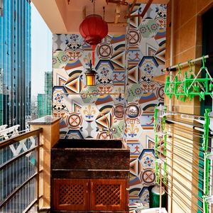 Carrelage Hexagonal Vintage Nordic 200mm Carreaux Rustiques en Porcelaine pour Intérieur pour Cuisine Balcon Mur de Toilette en Style Ciment - Product Image 4