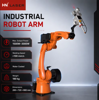 Sel Pengelasan Robotik Baru dengan Perlengkapan Khusus Non-Standar, Ekstraksi Debu Tekanan Negatif, Teach Pendant, Mesin Las Laser Serat 3000W
