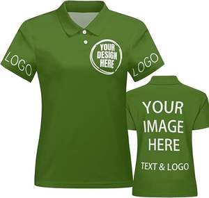 Prix bas, design personnalisé, 100% polyester, vêtements de sport à séchage rapide, t-shirts, polos de golf pour femmes - Product Image 2