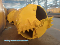 Godet multi-géologie Soilmec pour engin de forage sur terrains mixtes |   Boîte Kelly de précision à double fond