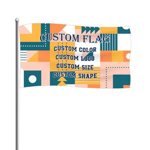 Bandera Personalizada de Diseño Nuevo, 100% Poliéster, Bandera para Exteriores, Bandera Digital Personalizada de Poliéster - Product Image 1